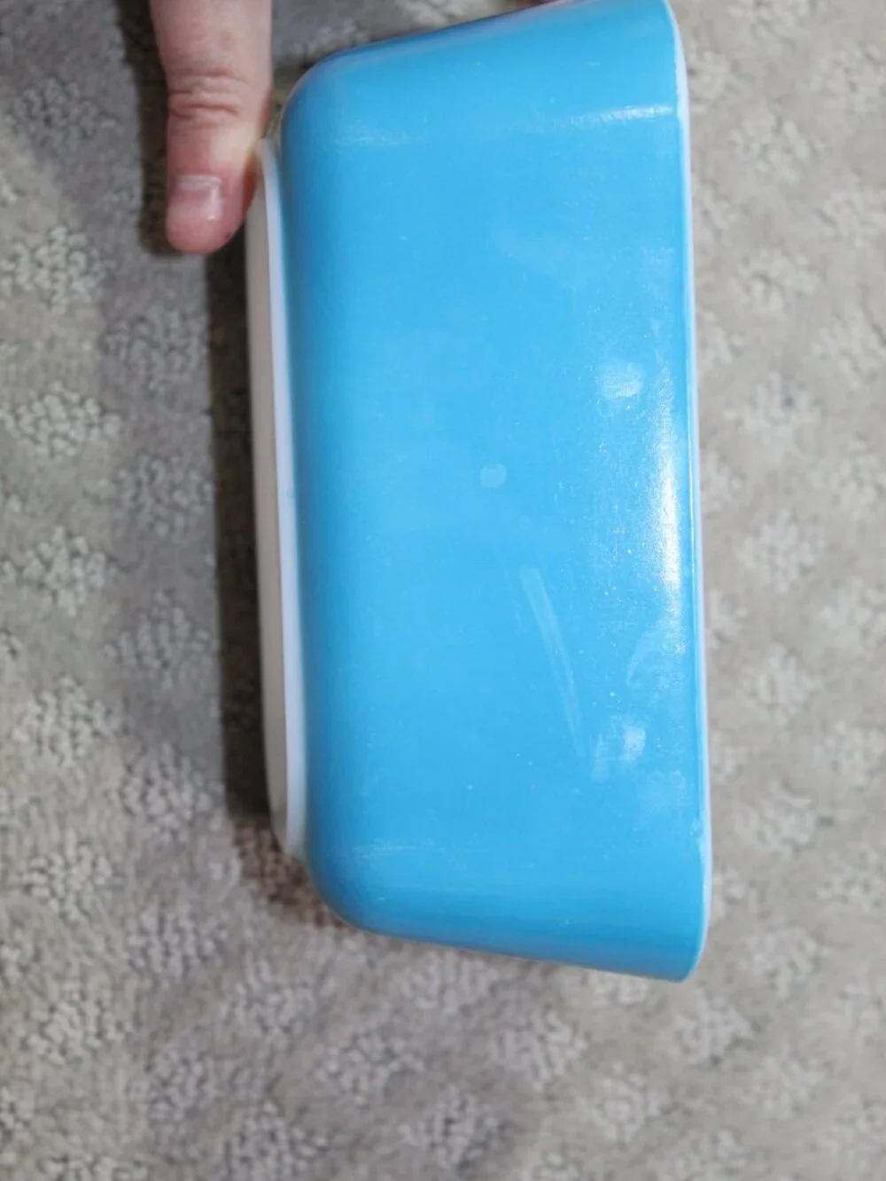 Pyrex Fridgie Refrigerator Dish Primary 6 pc Set Red 501 Blue 502 Vintage Lids
